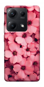 Чехол Pink flowers для Xiaomi Redmi Note 14S