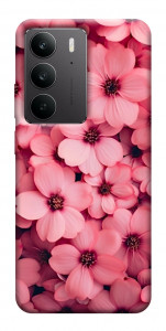 Чехол Pink flowers для Realme C75