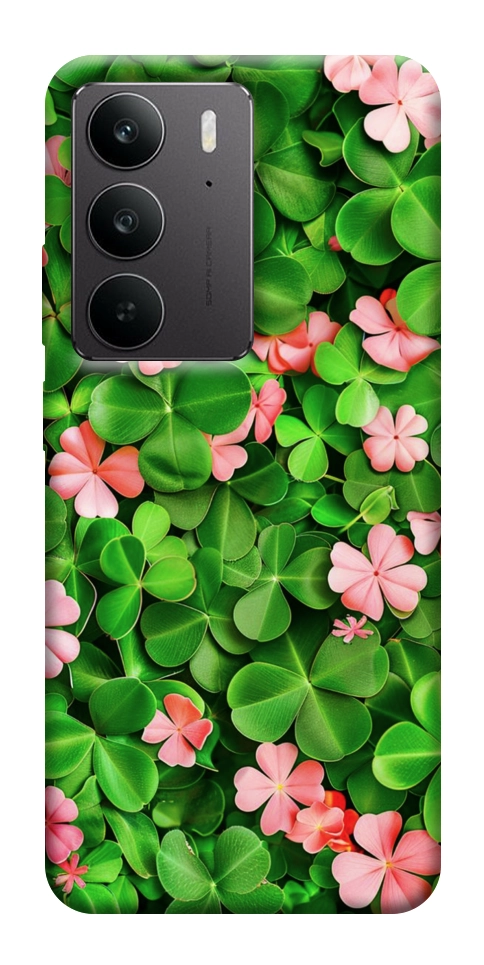 Чехол Листья удачи для Realme C75