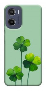 Чехол Lucky clover для Motorola Moto E15