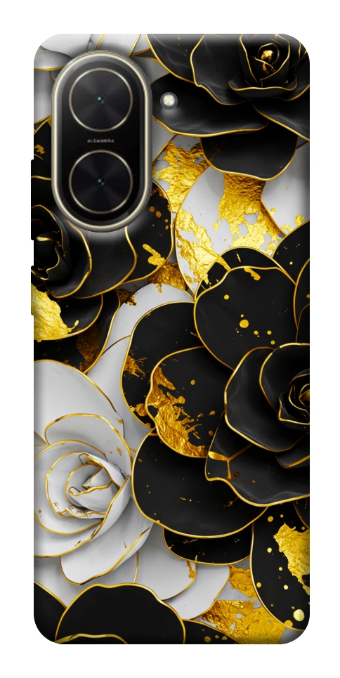 Чохол Flower black-white для Xiaomi Poco C71