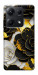 Чехол Flower black-white для Xiaomi Redmi Note 14S