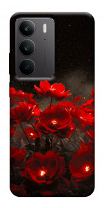 Чехол Burning flowers для Realme C75