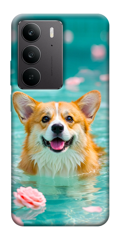Чехол Swimming corgi для Realme C75