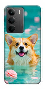 Чехол Swimming corgi для Realme C75