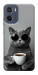 Чехол Grey cat coffee для Motorola Moto E15