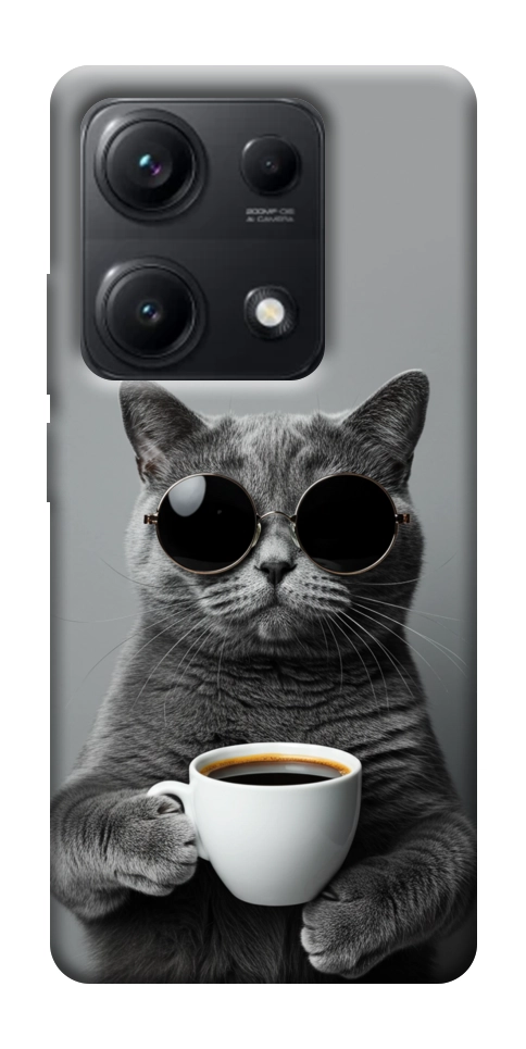 Чехол Grey cat coffee для Xiaomi Redmi Note 14S