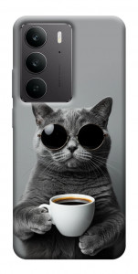 Чехол Grey cat coffee для Realme C75