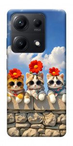 Чехол Flower cats для Xiaomi Redmi Note 14S