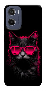 Чехол Cyberpunk cat для Motorola Moto E15
