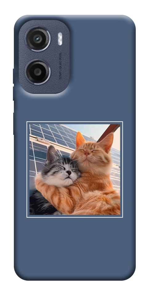 Чехол Кошачья нежность для Motorola Moto E15