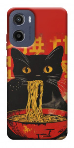 Чехол Cat noodles для Motorola Moto E15
