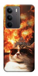 Чехол Cat explosion для Realme C75