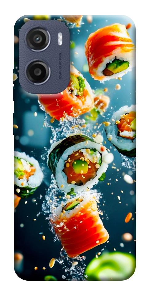 Чехол Sushi falling для Motorola Moto G05