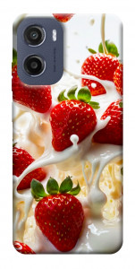 Чехол Strawberry and cream для Motorola Moto E15