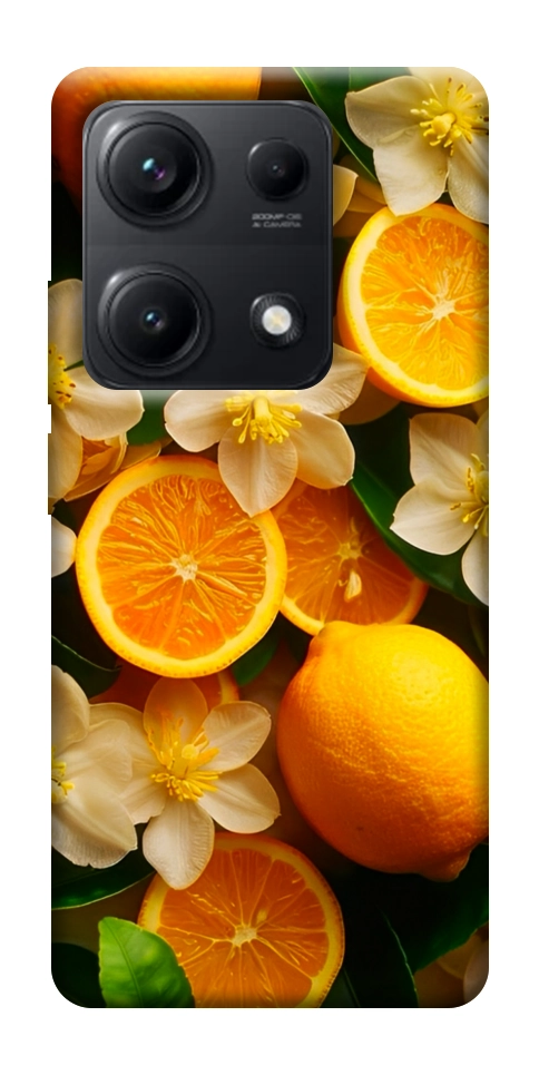 Чехол Лимоны и цветы для Xiaomi Redmi Note 14S