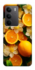 Чехол Лимоны и цветы для Realme C75