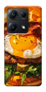 Чехол Вкусный бургер для Xiaomi Redmi Note 14S