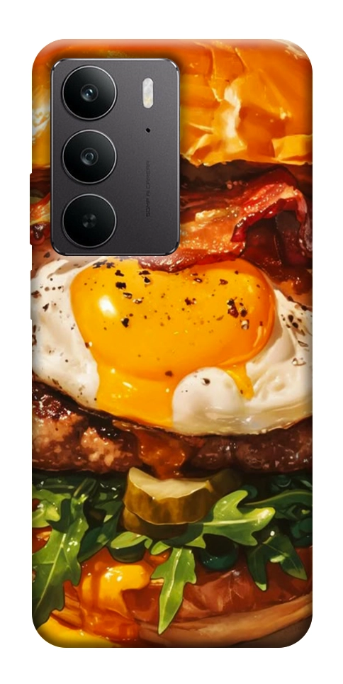 Чехол Вкусный бургер для Realme C75