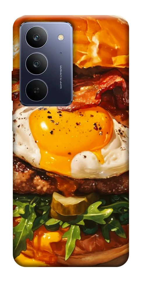 Чехол Вкусный бургер для Realme C75x