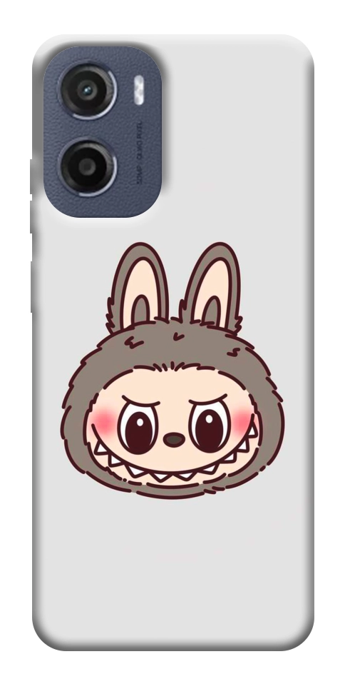Чехол Labubu grey для Motorola Moto E15