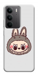 Чехол Labubu grey для Realme C75