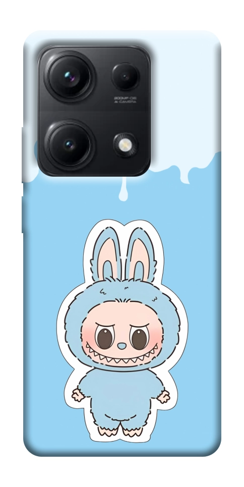 Чехол Labubu blue для Xiaomi Redmi Note 14S