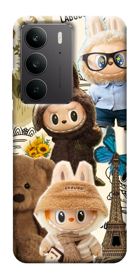 Чехол Labubu mood для Realme C75