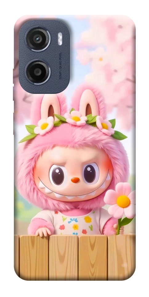 Чехол Labubu flower для Motorola Moto G05
