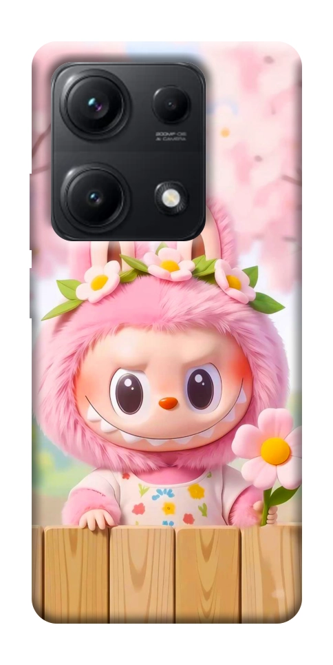 Чехол Labubu flower для Xiaomi Redmi Note 14S