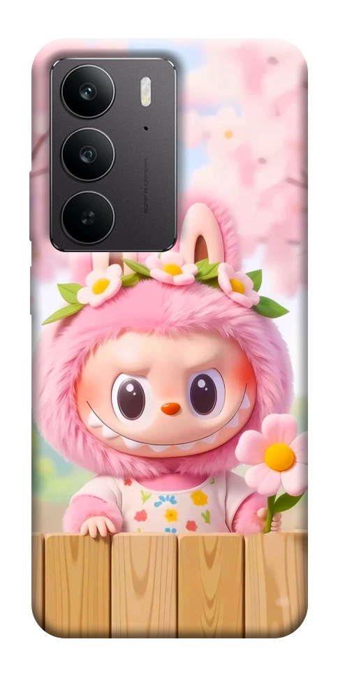 Чехол Labubu flower для Realme C75