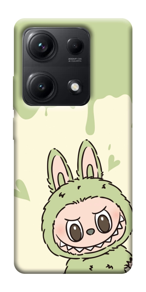 Чехол Labubu green для Xiaomi Redmi Note 14S