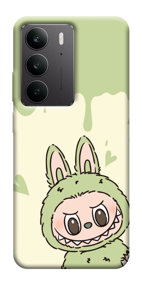 Чехол Labubu green для Realme C75