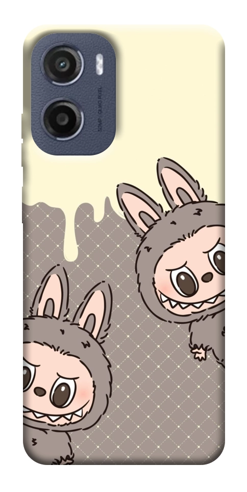 Чехол Labubu twins для Motorola Moto G05