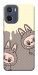 Чехол Labubu twins для Motorola Moto G05