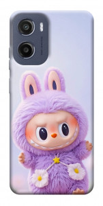 Чехол Labubu purple для Motorola Moto G05