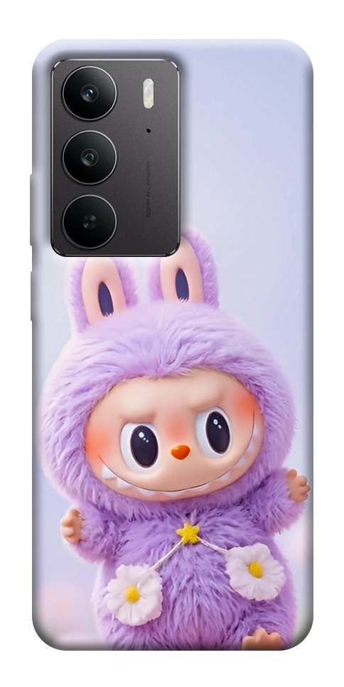 Чехол Labubu purple для Realme C75