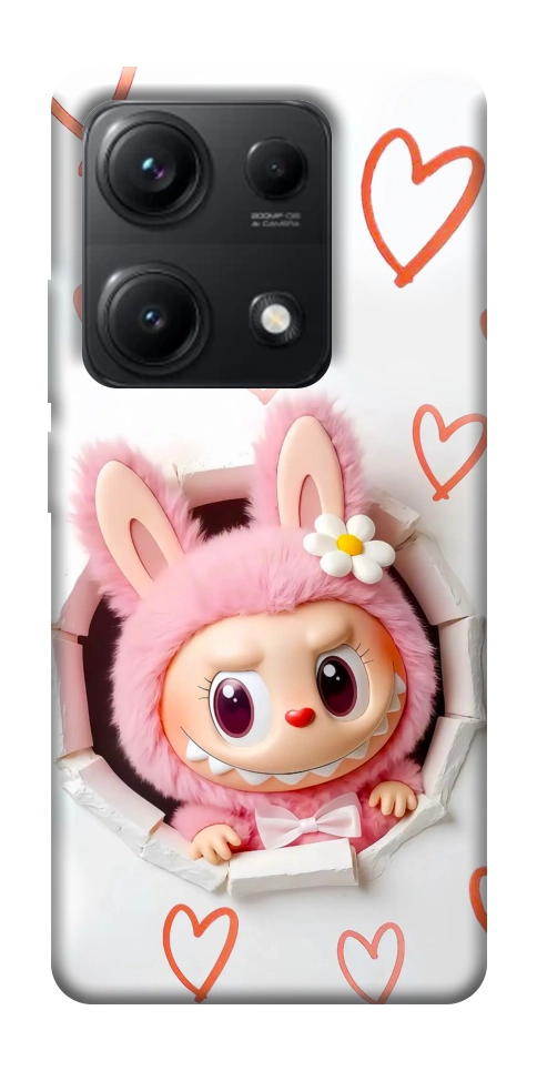 Чехол Labubu paper для Xiaomi Redmi Note 14S