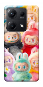 Чехол Rainbow labubu для Xiaomi Redmi Note 14S