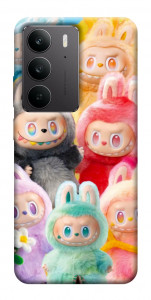 Чехол Rainbow labubu для Realme C75