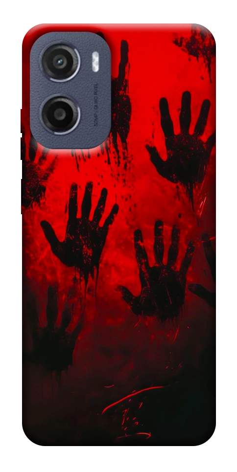 Чохол Bloody hands для Motorola Moto E15
