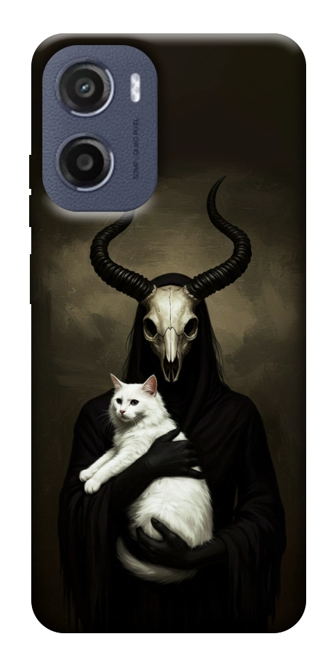 Чехол Creature with cat для Motorola Moto E15