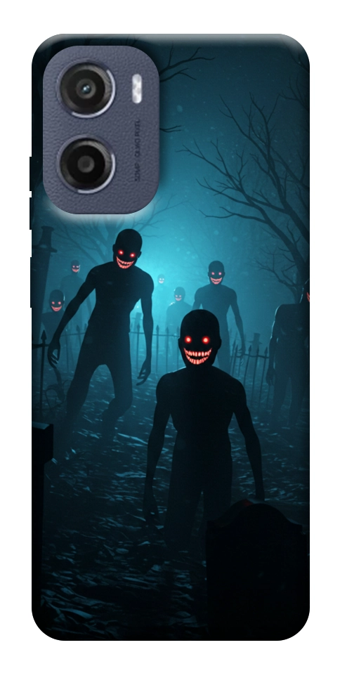 Чохол Happy zombies для Motorola Moto E15