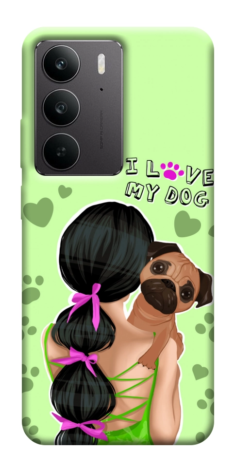Чехол Love my dog для Realme C75