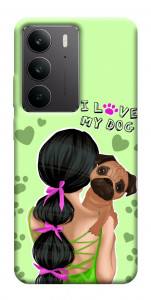 Чехол Love my dog для Realme C75