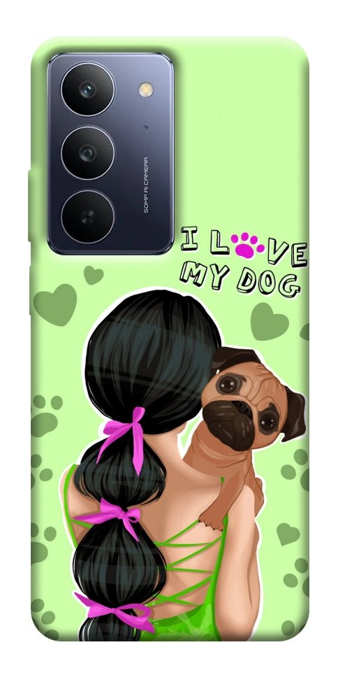 Чехол Love my dog для Realme C75x