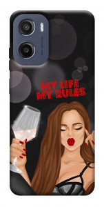 Чохол My life my rules для Motorola Moto E15