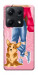 Чехол Girl and corgi для Xiaomi Redmi Note 14S