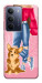 Чехол Girl and corgi для Realme C75x