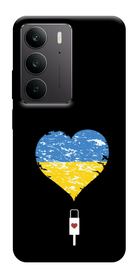 Чехол З Україною в серці для Realme C75